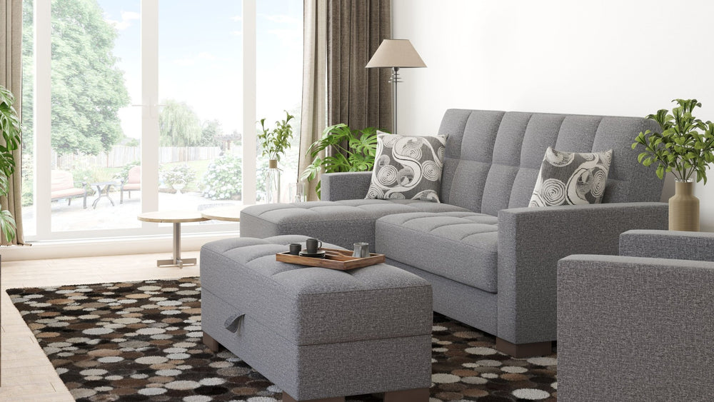 English Elm Primenest Nimbusflow Convertible Chaise Lounge With Storage - Stylish, Comfortable, And Versatile! B030P303534-GIGA