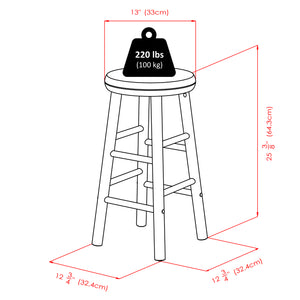Winsome Wood Shelby Stylish 2-piece Walnut Swivel Seat Counter Stool Set For Modern & Rustic Home Décor Solutions Walnut Solid Wood 94728-winsome-wood