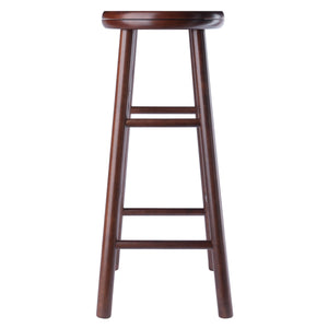 Winsome Wood Shelby 2-piece Walnut Swivel Seat Bar Stool Set – Stylish, Space-saving Design Perfect For Any Home Decor Walnut Solid Wood 94732-winsome-wood