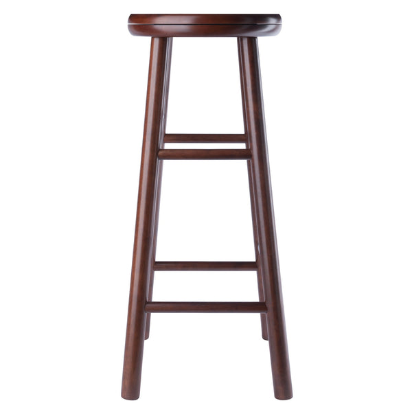 Winsome Wood Shelby 2-piece Walnut Swivel Seat Bar Stool Set – Stylish, Space-saving Design Perfect For Any Home Decor Walnut Solid Wood 94732-winsome-wood