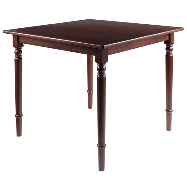 Winsome Wood Mornay Square Dining Table In Walnut Finish - Elegant, Space-saving Design For Versatile Dining Spaces Walnut Solid Wood 94736-winsome-wood