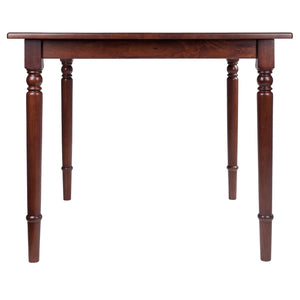 Winsome Wood Mornay Square Dining Table In Walnut Finish - Elegant, Space-saving Design For Versatile Dining Spaces Walnut Solid Wood 94736-winsome-wood