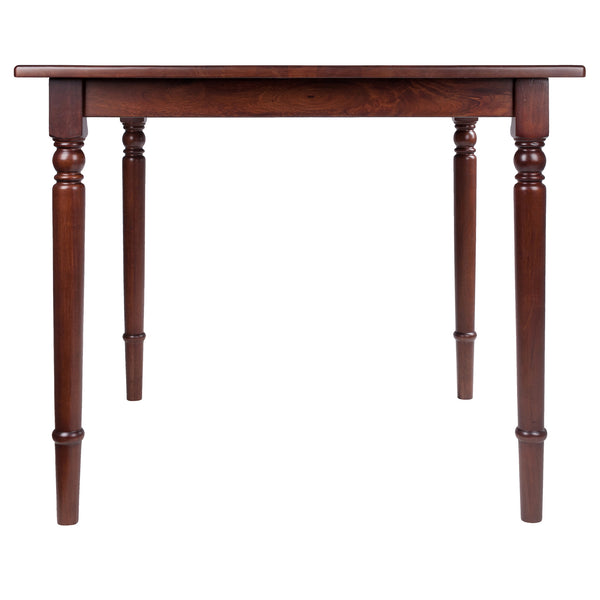 Winsome Wood Mornay Square Dining Table In Walnut Finish - Elegant, Space-saving Design For Versatile Dining Spaces Walnut Solid Wood 94736-winsome-wood