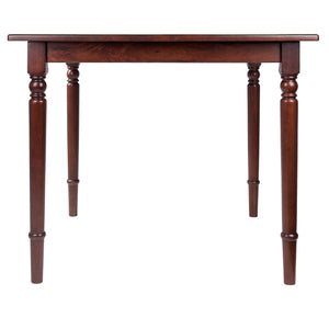 Winsome Wood Mornay Square Dining Table In Walnut Finish - Elegant, Space-saving Design For Versatile Dining Spaces Walnut Solid Wood 94736-winsome-wood