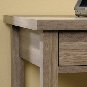 English Elm Writing Desk Brown Finish with Spacious Work Surface & 2 Smooth-Glide Drawers, Oak Accent, Durable B356P402706