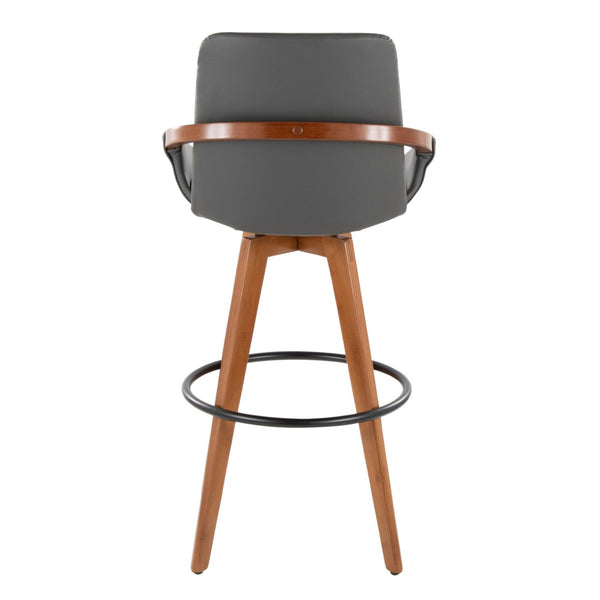 English Elm Dining/accent Chair Solid Wood Tapered Legs Cream Upholstery Mid-century Modern Seating B202P471172