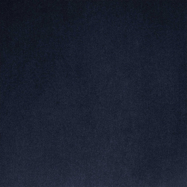 Meridian Furniture Zuno Velvet Upholstered Counter Stool with Solid Wood Frame and Matte Black Footrest for Kitchens Navy 947Navy-C
