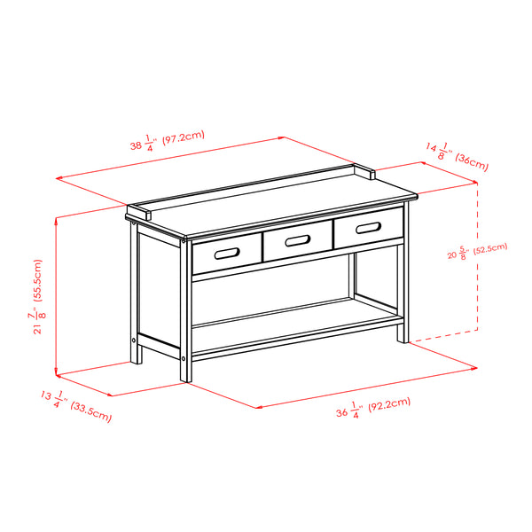 Winsome Wood Adriana 4-piece Storage Bench With 3 Stylish Foldable Baskets – Walnut Finish For Home Organization Walnut ,Beige Solid ,Composite Wood ,Fabric 94808-winsome-wood