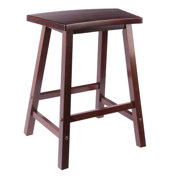 Winsome Wood Katashi Stylish Fan Shape Counter Stool In Walnut - Comfortable, Space-saving Design, Assembly Required Walnut Solid Wood 94824-winsome-wood