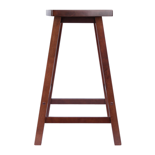 Winsome Wood Katashi Stylish Fan Shape Counter Stool In Walnut - Comfortable, Space-saving Design, Assembly Required Walnut Solid Wood 94824-winsome-wood