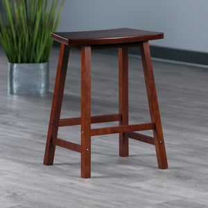 Winsome Wood Katashi Stylish Fan Shape Counter Stool In Walnut - Comfortable, Space-saving Design, Assembly Required Walnut Solid Wood 94824-winsome-wood