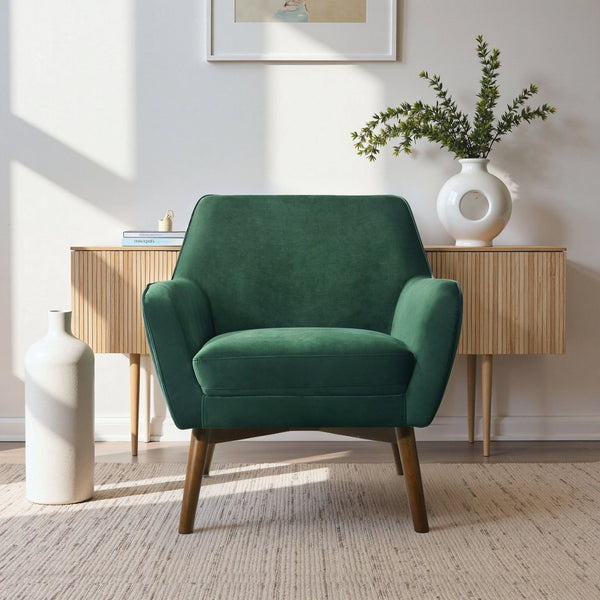 English Elm Mina Italian Inspired Vegan Leather Swivel Barrel Lounge Chair for Modern Living B183P423287