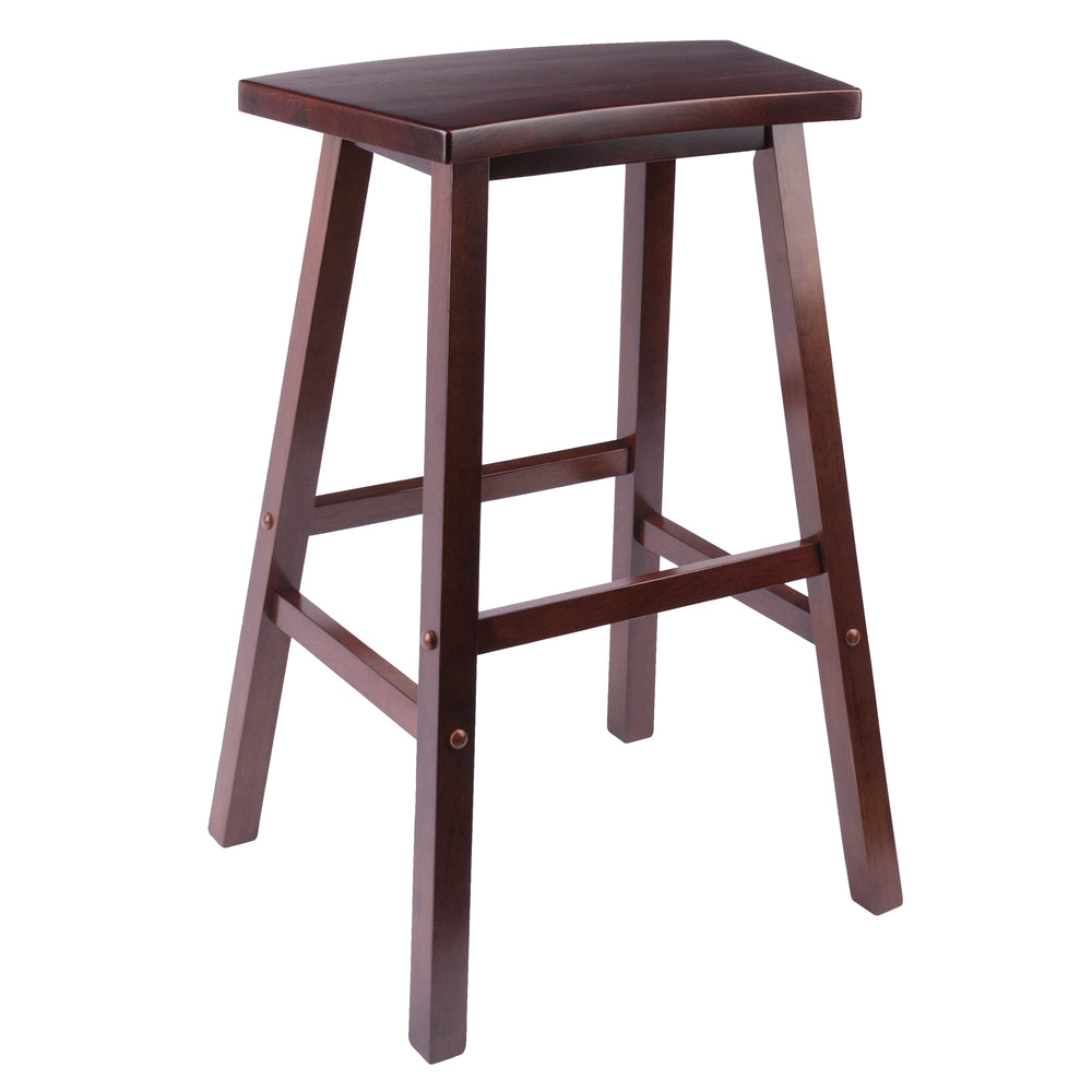 Winsome Wood Katashi Fan Shape Bar Stool In Walnut - Stylish Comfort, Durable Design, Perfect For Any Space Walnut Solid Wood 94830-winsome-wood