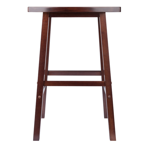 Winsome Wood Katashi Fan Shape Bar Stool In Walnut - Stylish Comfort, Durable Design, Perfect For Any Space Walnut Solid Wood 94830-winsome-wood