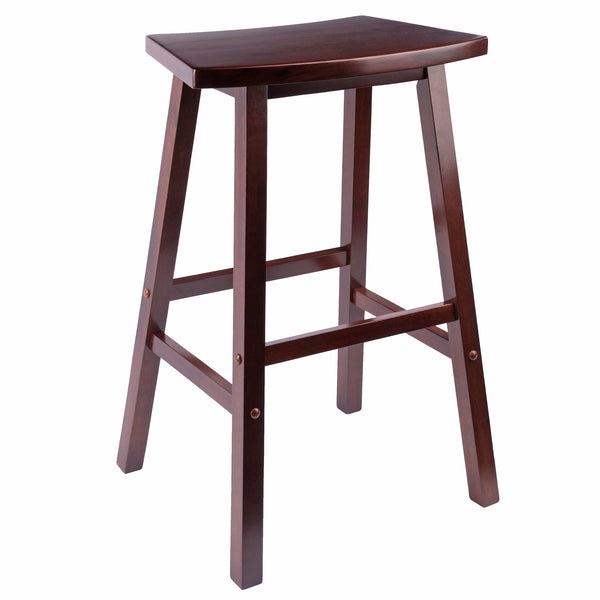 Winsome Wood Katashi Fan Shape Bar Stool In Walnut - Stylish Comfort, Durable Design, Perfect For Any Space Walnut Solid Wood 94830-winsome-wood