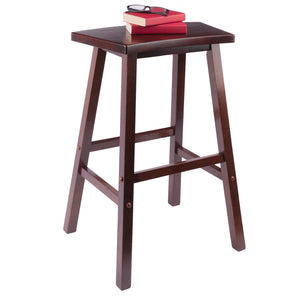 Winsome Wood Katashi Fan Shape Bar Stool In Walnut - Stylish Comfort, Durable Design, Perfect For Any Space Walnut Solid Wood 94830-winsome-wood