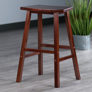 Winsome Wood Katashi Fan Shape Bar Stool In Walnut - Stylish Comfort, Durable Design, Perfect For Any Space Walnut Solid Wood 94830-winsome-wood