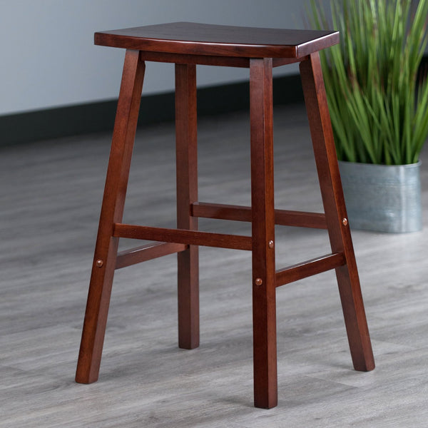 Winsome Wood Katashi Fan Shape Bar Stool In Walnut - Stylish Comfort, Durable Design, Perfect For Any Space Walnut Solid Wood 94830-winsome-wood