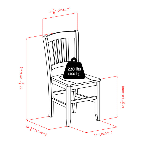 Winsome Wood Perrone 3-piece Drop Leaf Dining Table Set With Slat Back Chairs - Elegant Walnut Space Saver Design Walnut Solid ,Composite Wood 94835-winsome-wood