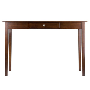 Winsome Wood Rochester Console Table - Elegant Walnut Finish With Chrome Accents, Perfect For Any Room Decor Walnut Solid ,Composite Wood 94844-winsome-wood