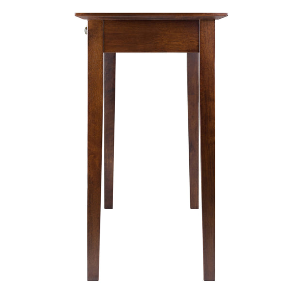 Winsome Wood Rochester Console Table - Elegant Walnut Finish With Chrome Accents, Perfect For Any Room Decor Walnut Solid ,Composite Wood 94844-winsome-wood