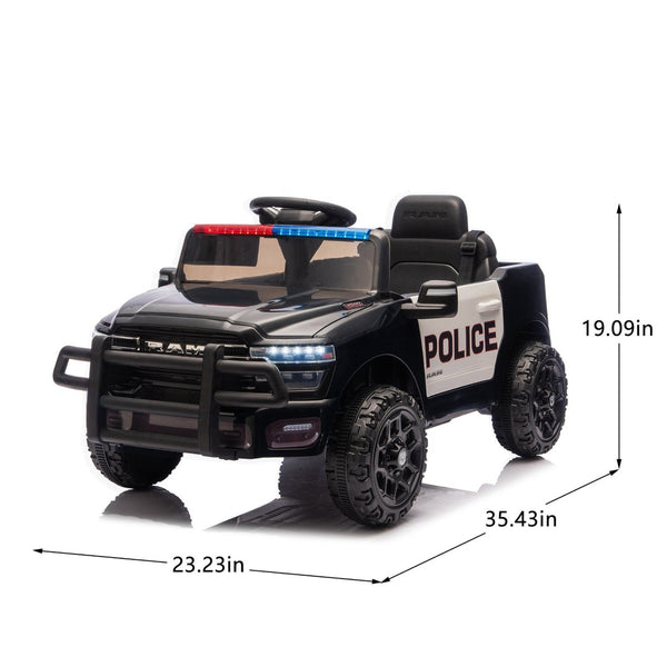 English Elm Licensed Dodge Ram 3500 12v Kids Ride on Truck with Remote Parental Control and Suspension W1578P346248