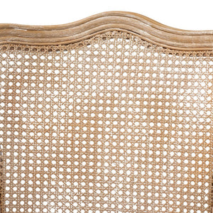 Baxton Studio Baxton Studio Vallea Traditional French Provincial Velvet Armchair with White-Washed Oak Frame Pink TSF7764-Light Pink-CC