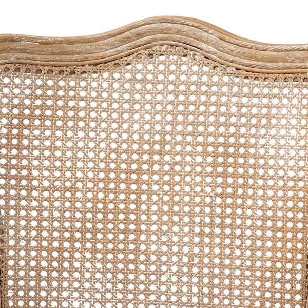 Baxton Studio Baxton Studio Vallea Traditional French Provincial Velvet Armchair with White-Washed Oak Frame Pink TSF7764-Light Pink-CC