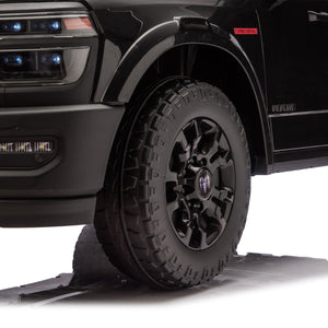 English Elm 24v Licensed Dodge Ram 2500 Kids Ride on Truck with Remote and 4-wheel Suspension W1578P305880