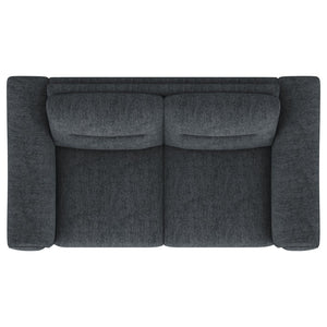 English Elm Oberle Tufted Polyester Loveseat with Pocket Coil Support and Tapered Legs for Small Spaces B062P447944