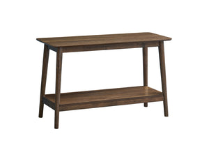 English Elm Lamonte Walnut Sofa Table With Shelf - Contemporary Accent Piece For Living Room Or Entryway Decor B2726P320784