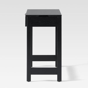 Holmes Modern Lift Top Standing Desk with Reeded Drawer Black WEHOL42OS2BL0 Walker Edison