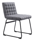 Pago Dining Chair - Set of 2 Gray 110070 Zuo Modern