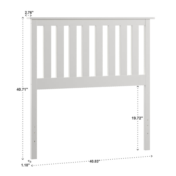 Kaydon Rubberwood Headboard for a Clean Minimalist Modern Bedroom Aesthetic