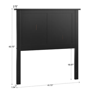 Kaydon Rubberwood Headboard for a Clean Minimalist Modern Bedroom Aesthetic