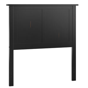 Kaydon Rubberwood Headboard for a Clean Minimalist Modern Bedroom Aesthetic