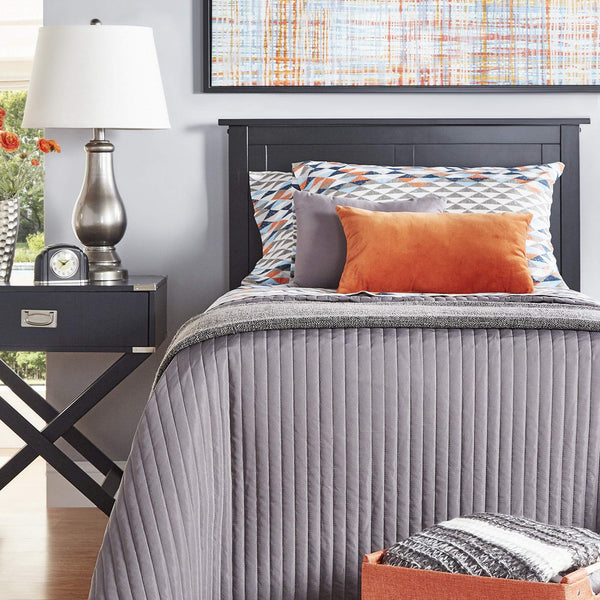 Kaydon Rubberwood Headboard for a Clean Minimalist Modern Bedroom Aesthetic