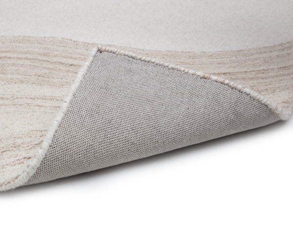 Sunpan Sanibel Hand-tufted Rug - Elegant Ivory And Beige Design With Nature-inspired Flowing Curves Taupe Wool 111984