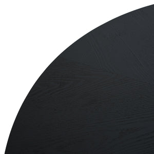 English Elm Christopher Knight Home® - 47.25" Round Pedestal Dining Table – Stylish Black Finish For Versatile Dining And Display Use N771P358147H_N771P358148H