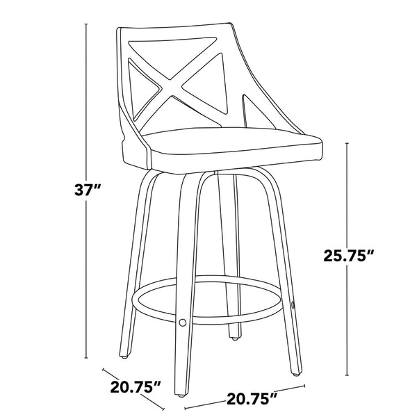 English Elm Dining/accent Chair Solid Wood Tapered Legs Cream Upholstery Mid-century Modern Seating B202P471207