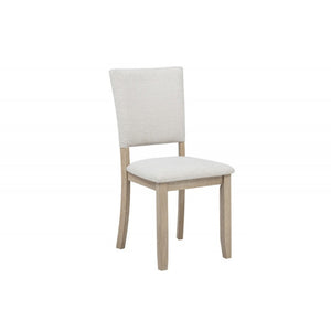 English Elm 5 Piece Round Oak Dining Set with Sculptural Base and Four Upholstered Chairs B011S01918