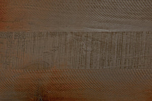 English Elm Oak Distressed 5pc Round Dining Set with Carved Cushioned Chairs and Server-Style Rustic Charm Oak 29 L x 29 W x 9 H B011S01668