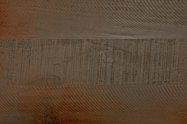 English Elm Oak Distressed 5pc Round Dining Set with Carved Cushioned Chairs and Server-Style Rustic Charm Oak 29 L x 29 W x 9 H B011S01668