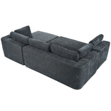 English Elm Modern Large Modular Sectional Sofa For Living Room, Bedroom, Salon, 3 Piece Free Combination