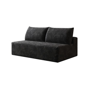 English Elm Cloud Modular Sectional Sofa - Plush Corduroy Upholstery, Deep Seating, No Assembly, Versatile Design W2824P304583