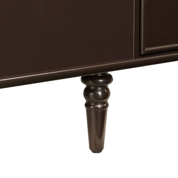 English Elm U-Can Modern Rectangle Coffee Table With Ample Storage, Metal Handles & Stylish Design For Living Rooms N724P286418D-GIGA