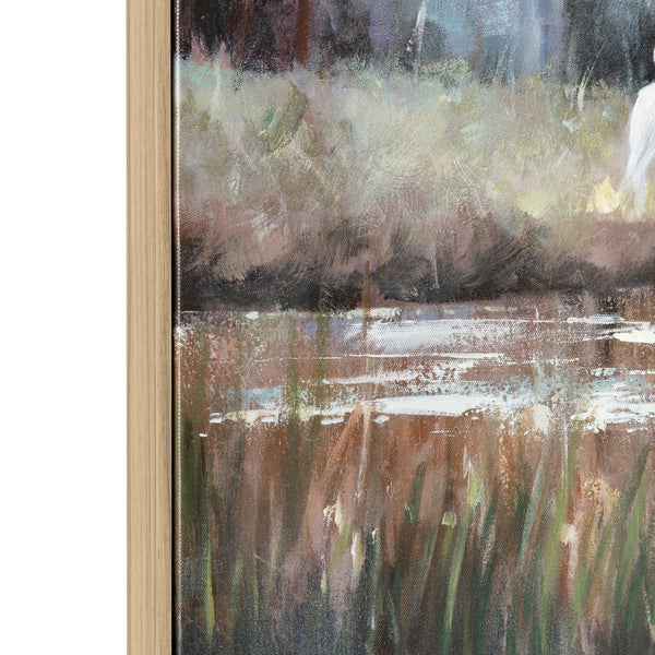 Crestview Collection Gazing Egret 2 - Elegant Wall Decor By Crestview - Stunning China Art Piece For Your Home Decor   Cvtop3437