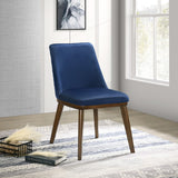 English Elm Ashcroft Furniture - Clove Navy Blue Velvet Dining Chair (Set Of 2)