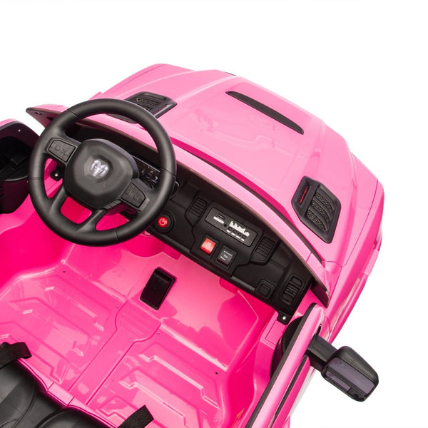 English Elm 24v Dodge Ram 2500 Licensed Kids Ride on Truck with Remote Dual Motors Suspension W1578P305899