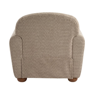 English Elm Rapallo Upholstered Accent Chair Plush Seat Modern Frame for Living Room or Entryway Light Brown N776P381488L